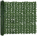 Artificial Ivy Privacy Fence Screen, Garden Greenery Decor by DOPGIB