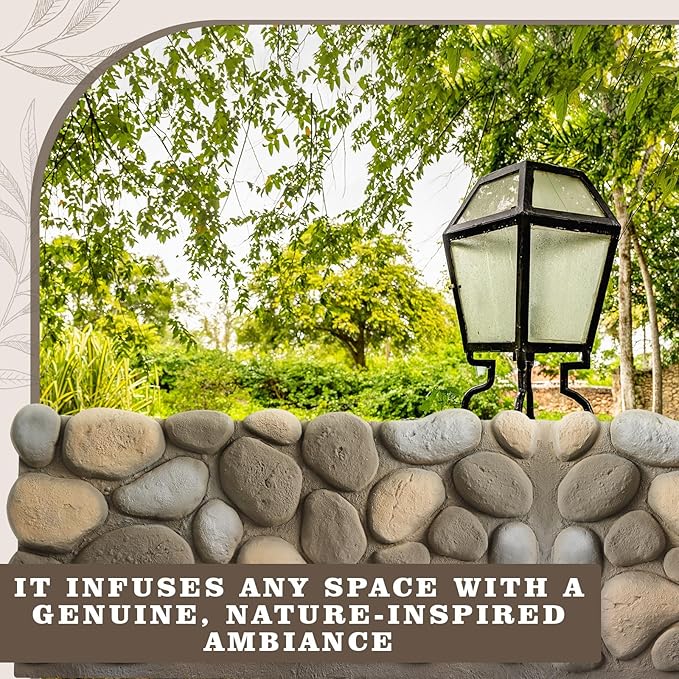 1 Pack PU Faux Stone Panel 47"w x 23.23"h x 2"d Stone Veneer - Image 6
