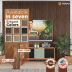 Avana Acoustic Wood Wall Panels – 47.2 x 12.6 Inch Rustic Walnut Acoustic - Image 7