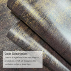 JiffDiff Vintage Metallic Peel and Stick Wallpaper Industrial Metallic Concrete - Image 5