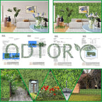 ODTORY Artificial Plant Wall Roll: 72 X144 in UV-Anti Ivy Privacy Fence Screen - Image 6