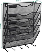 EASEPRES 5 Pocket Mesh Hanging File Organizer - Image 5