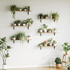 WOPITUES Floating Shelves for Wall 40″W x 8″D, Long Wall Mounted Shelves Set of - Image 8