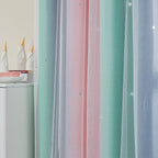 XiDi Curtains for Bedroom Decor, Rainbow Pinkgreen grey34/54 - Image 2