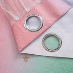 XiDi Pink Curtains for Bedroom Decor Blackout Curtains for Girl Room Rainbow - Image 5
