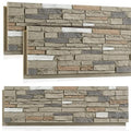 3 Pack Faux Stone Panels Interior 45.6''l x 11.8''h x 0.98''d Faux Siding by Unknown