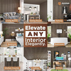 Avana Acoustic Wood Wall Panels –93.2x11.25 Inch Panels – Fits 94x12 Layout – - Image 3