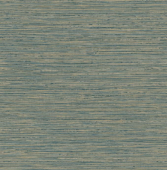 RoomMates Teal Dimensional Grasscloth Peel and Stick Wallpaper, RMK12684PLW by RoomMates