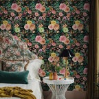 JiffDiff Floral Pattern Self-Adhesive Contact Paper, Oil and Water Resistant - Image 2