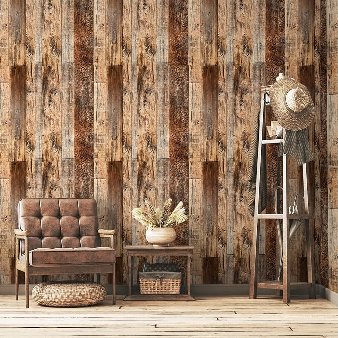 TANONE Wood Contact Paper Kitchen Peel and Stick Wallpaper, Self Adhesive - Image 6