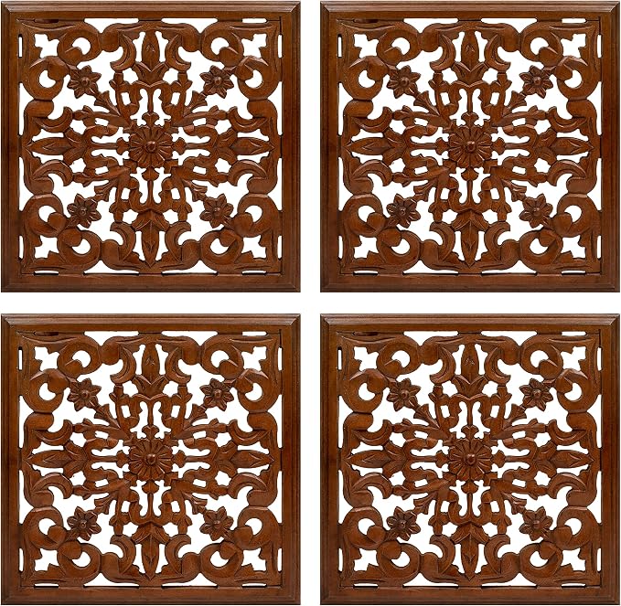 Vintage Rustic Farmhouse Style Decorative Wooden Designer Wall Hanging Plaques by HomebiaDesigns