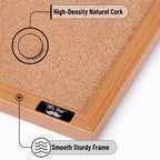 Mr. Pen- Cork Notice Board, 24 X 18 Inches, Cork Bulletin Board - Image 3