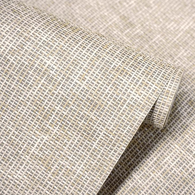 Ansehan Wallcovering W030105 Envy Collection 36" W x 8 Yard L, Natural Paper by Ansehan