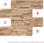 8-Pack Faux Stone Wall Panels PU Stone Veneer Siding, Mortarless Lightweight - Image 3
