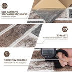 3D Wall Panels Brick Peel and Stick 26.7"x13.4"-10 PCS - Image 3