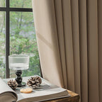 FMFUNCTEX 100% Brown Blackout Curtains - Image 6
