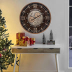 CLXEAST 24 Inch Large Moving Gear Wall Clock - Image 5