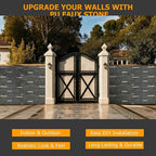 ROOMTEC 1-Pack Faux Stone Wall Covering Panels - Image 8