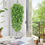 Waipfaru 4Pcs Fake Hanging Plants 3ft Fake Plants UV Resistant Fake Vines - Image 2