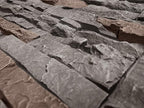 GenStone Faux Stacked Stone Panel 41" x 11.25" in Coffee Color - Image 3