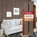 Avana Acoustic Wood Wall Panels – 93.2x11.25 Inch Panels – Fits 94x12 Layout – by AvanaHome