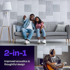 Acoustic Panels 12-Pack Soundproof Wall Panels 12"X12"X0.4" Sound Panels High - Image 2