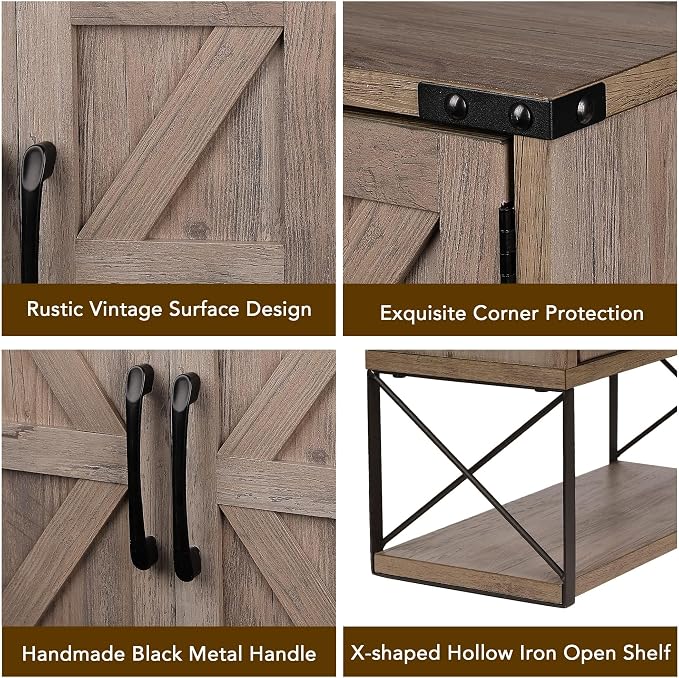 RUSTOWN Farmhouse Rustic Medicine Cabinet - Image 6