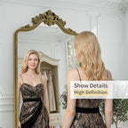 71"x32"Arched Full Length Floor Mirror, Full Body Mirrors - Image 2