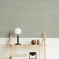 Simon&Siff Textured Grasscloth Peel and Stick Wallpaper 17.7"x394" Neutral Faux by SimonSiff