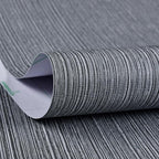 Haimin Grasscloth Wallpaper Textured 24in X 393in Fabric Contact Paper Gray - Image 9