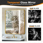 Delma Bathroom Vanity Mirror, High-Definition Bathroom Mirror, Versatile - Image 5