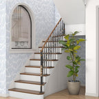 Theper Blue Striped Modern Wallpaper Peel and Stick Wallpaper Boho 17.3"×590" - Image 7