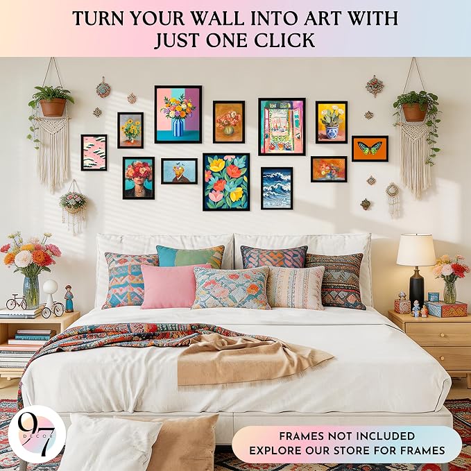 97 Decor Colorful Eclectic Wall Art Prints - Image 3