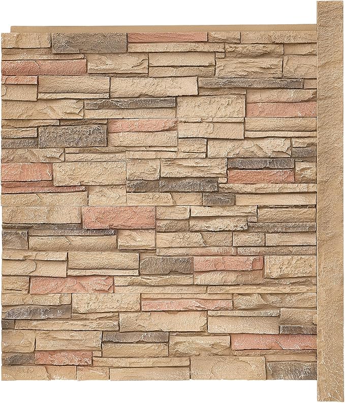 Faux Stone Wall Trim Artisan Hand Painted Decorative Molding - Image 4