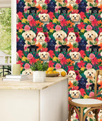 BOKEBEVE Vibrant Floral Peel and Stick Wallpaper Colorful Floral Wallpapers - Image 5