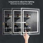 28"x20" LED Bathroom Mirror - Image 6