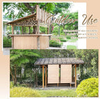 Juexica 4 Pcs Natural Bamboo Wall Panel - Image 5