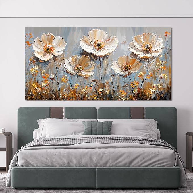 Canvas Wall Art Decor Art Work for Wall Decor Large Vintage Gold Wall Art - Image 4