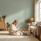 WADILE Grasscloth Peel and Stick Wallpaper 15.7in x 393.7in, Textured Contact - Image 7