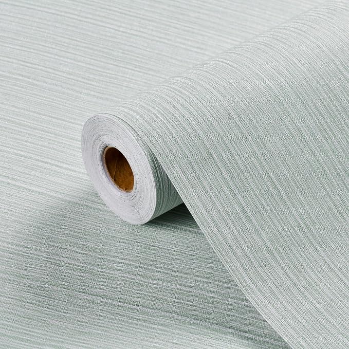 Haimin Grasscloth Wallpaper Textured 24in X 393in Fabric Contact Paper Textured - Image 7
