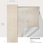 Ansehan Wallcovering W030101 Envy Collection 36" W x 8 Yard L, Natural Paper - Image 6