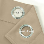 LEMOMO Beige Thermal Blackout Curtains/38 x 63 Inch/Set of 2 Panels Room - Image 5