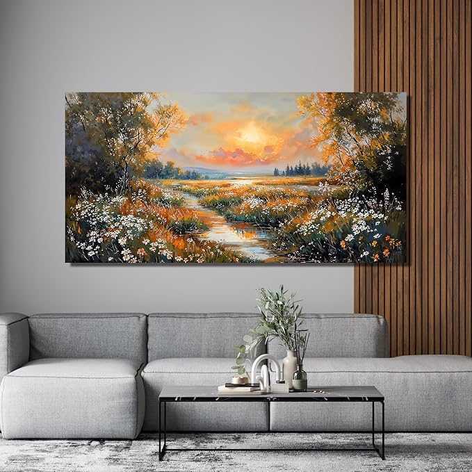 Canvas Wall Art Decor Vintage Wildflower Wall Art Prints Canvas Wall Art - Image 5