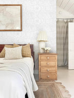 Heroad Peel and Stick Wallpaper Modern Floral Wall Paper Boho Grey Contact - Image 4