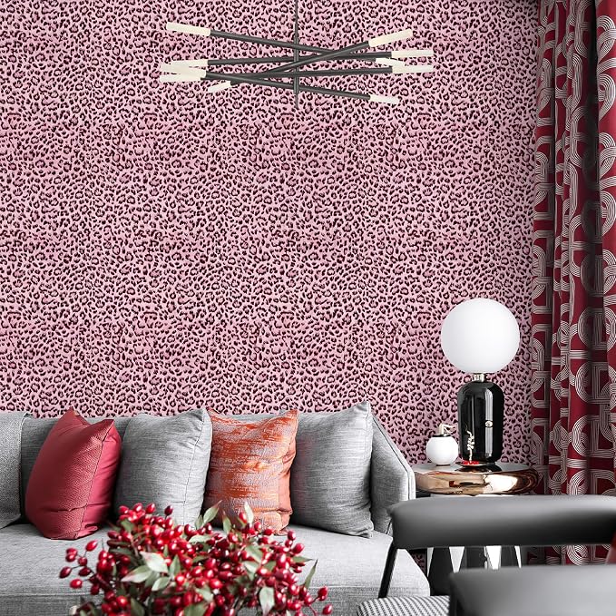Leopard Print Peel and Stick Wallpaper, Waterproof Removable Self Adhesive - Image 3