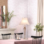 Theper Pink Striped Wallpaper Peel and Stick Wallpaper Boho 17.3"×197" Simple - Image 5