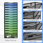 Kuntine.B Wall File Organizer Office Hanging Magazine Holder Wall File Organizer - Image 3
