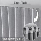 IGEMAEVE 100% Blackout Curtains 108 Inches Long - Image 3