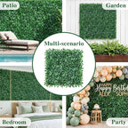 CEWOR 10"x10" Artificial Grass Wall Panels, UV Resistant & Anti-Fade Greenery - Image 7