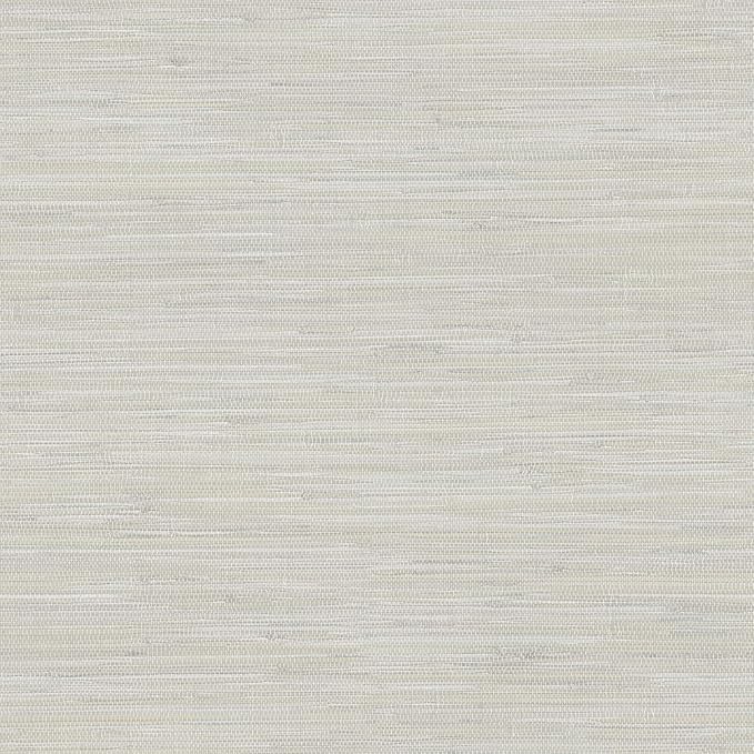Chesapeake 3120-256018 Waverly Light Grey Faux Grasscloth Wallpaper by Chesapeake